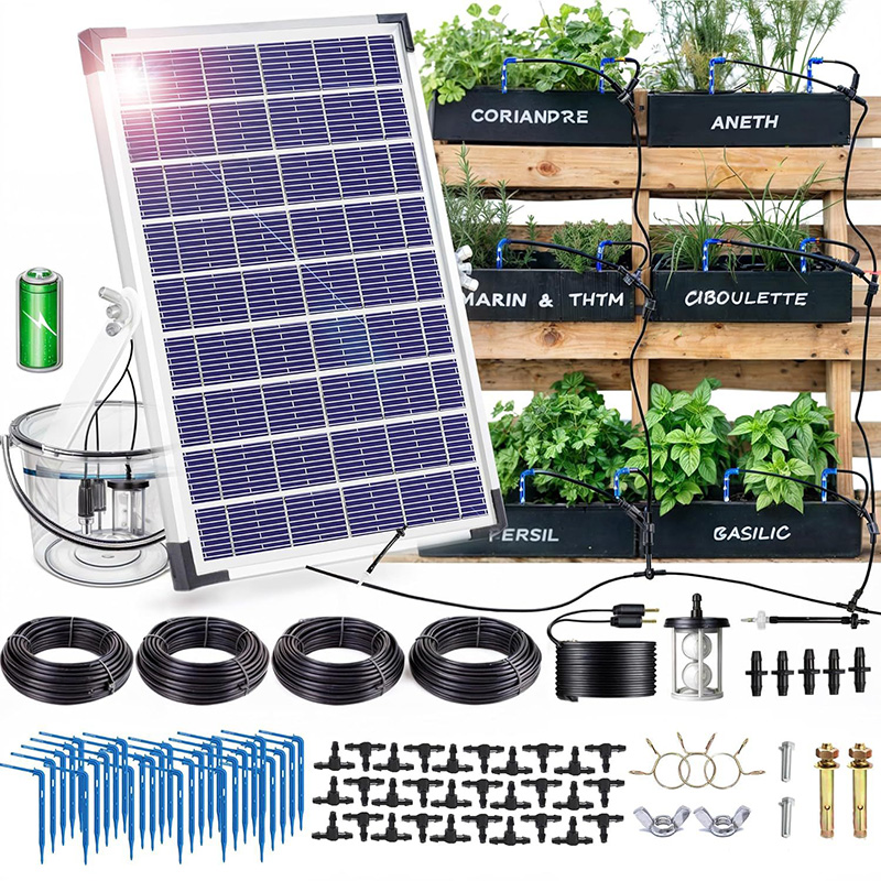 Outdoor Power Tool Kit - Universal Solar Powered Automatic Watering Drip