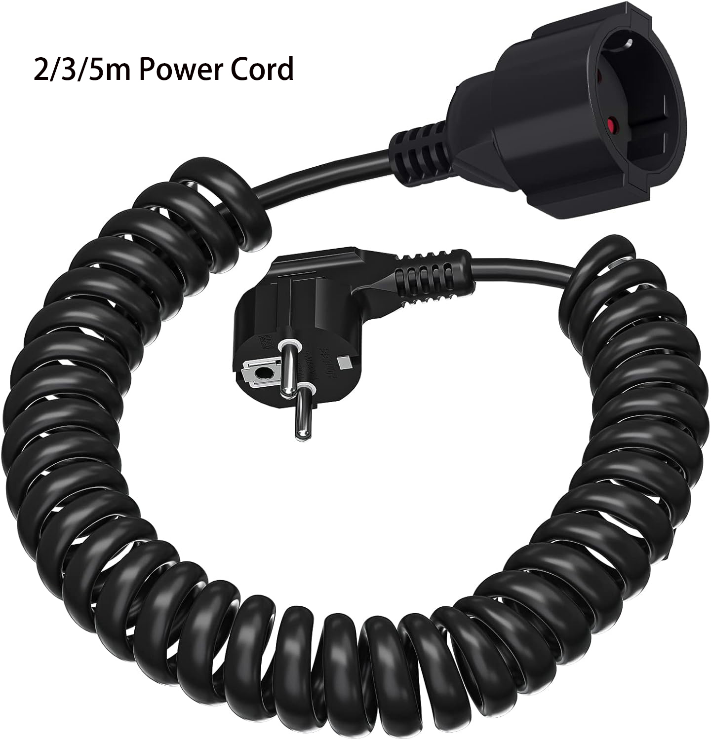 Outdoor Power Extension - 2/3/5/8/10m European Extension Cord, Schuko Plug