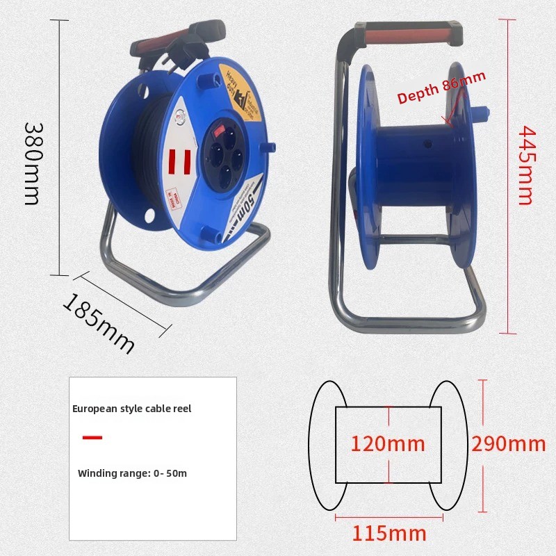 Outdoor Power Extension - Outdoor Cable Reel 20m 30m Extension