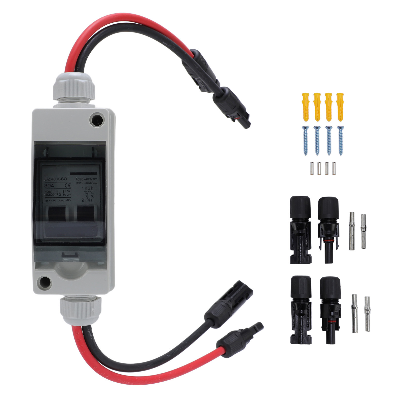 Outdoor Power Disconnect - Solar Panel Disconnect Switch 30A DC