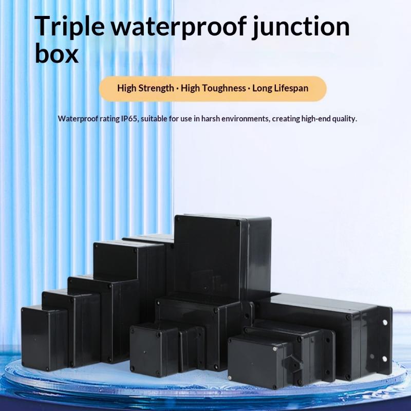 New 1/3Pcs Plastic Electronic  - Outdoor Power Junction Box ulasan dan harga