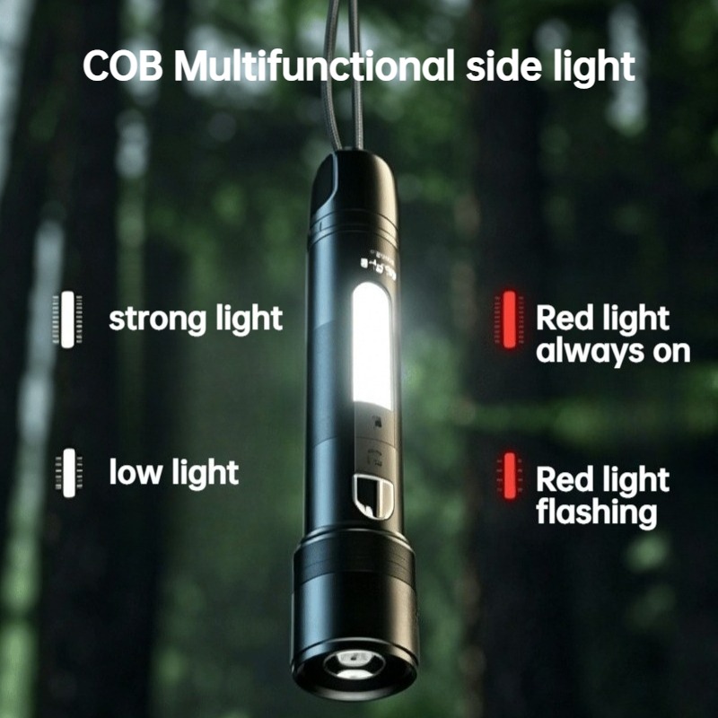 Multi Functional LED Flashligh - Outdoor Powerbank ulasan dan harga