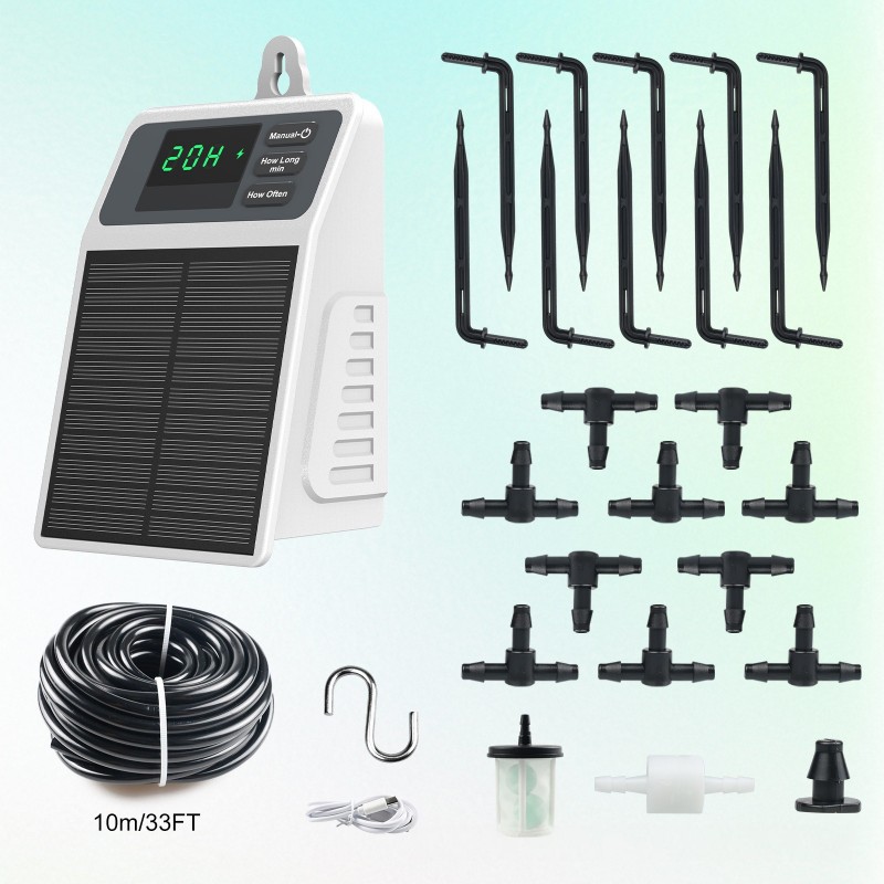 【CHRISTMAS 】Solar Powered Auto - Outdoor Power With Timer ulasan dan harga
