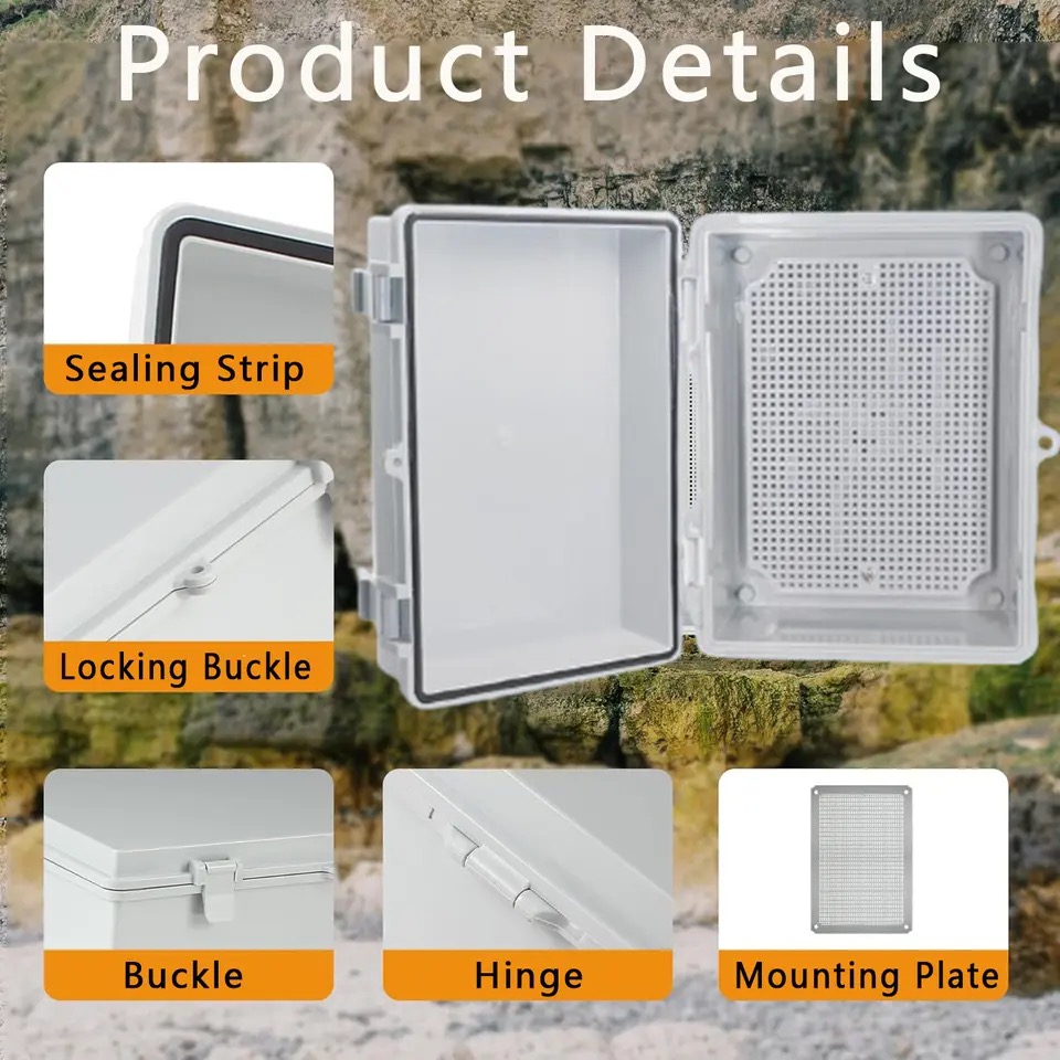 Outdoor IP66 Abs Pc Hinged Pla - Outdoor Power Junction Box ulasan dan harga