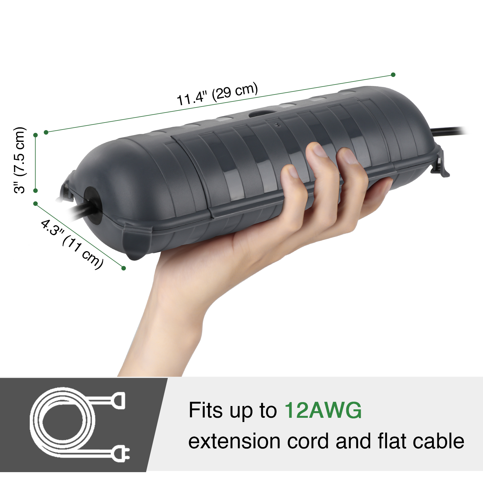 Large Weatherproof Outdoor Ele - Outdoor Power Extension ulasan dan harga