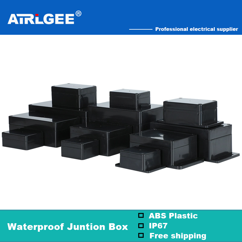 Black Waterproof Junction Box  - Outdoor Power Junction Box ulasan dan harga