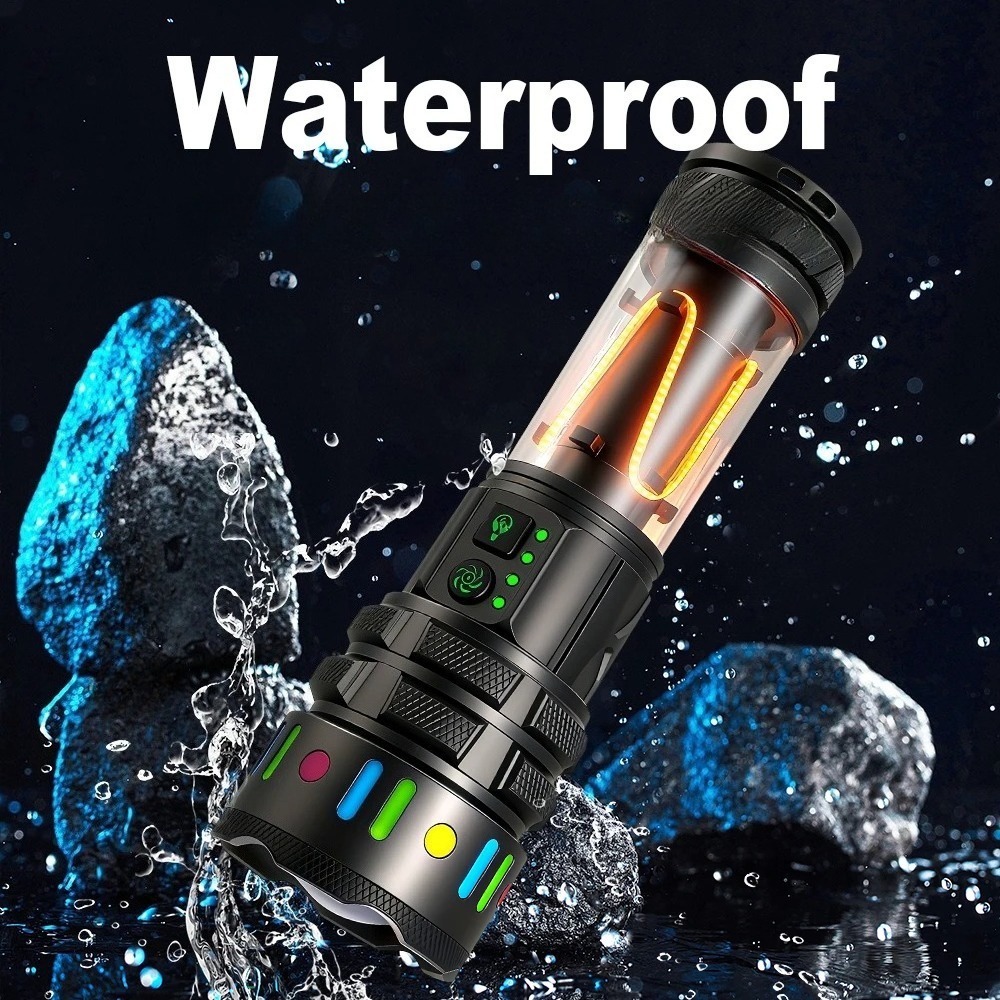 Powerful Ultra Bright LED Flas - Outdoor Powerbank ulasan dan harga