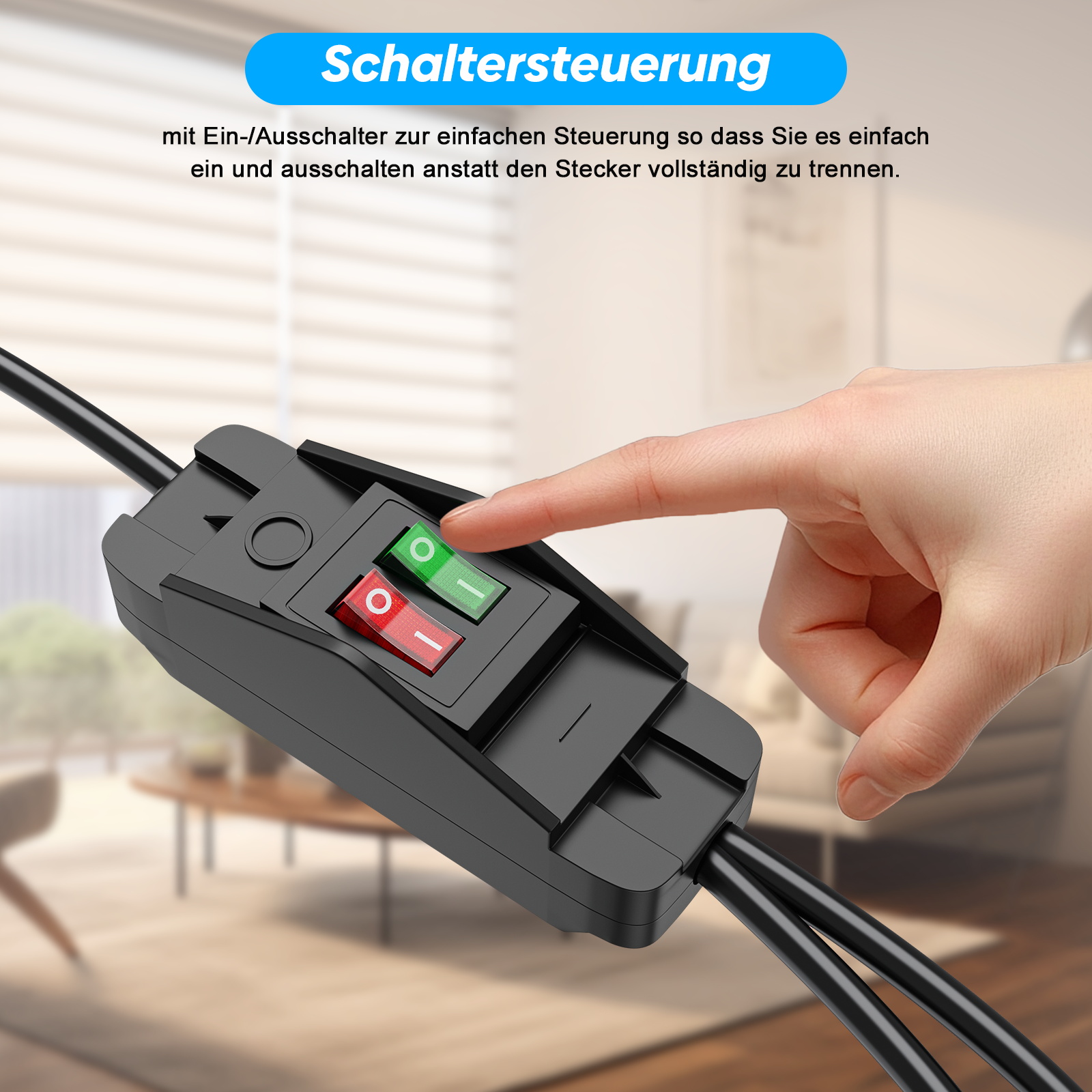 EU Plug 40cm/2m Extension Cord - Outdoor Power Extension ulasan dan harga