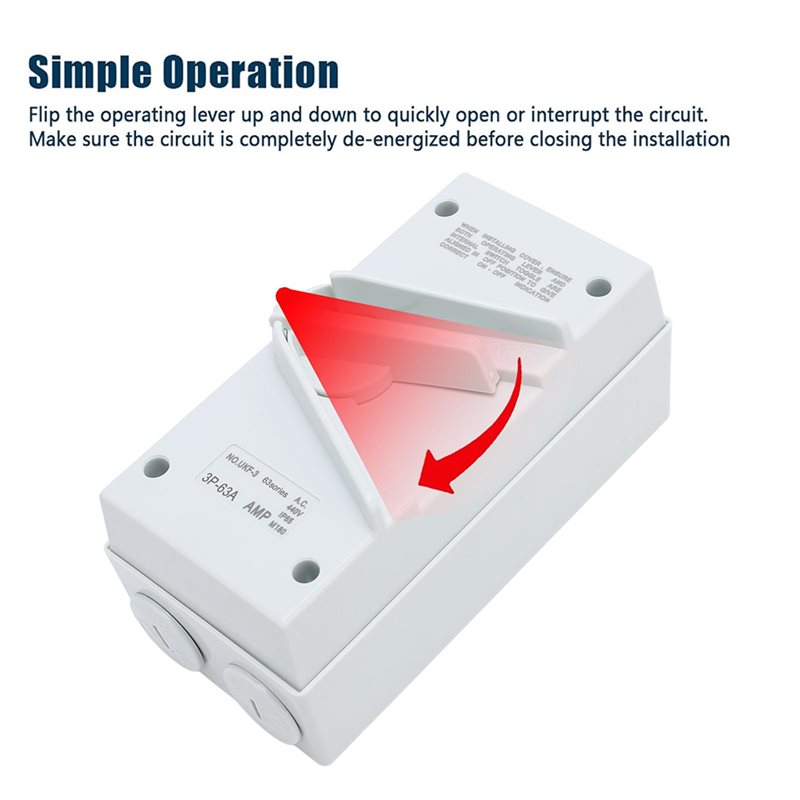 AA81-Isolating Switch Waterpro - Outdoor Power Disconnect ulasan dan harga