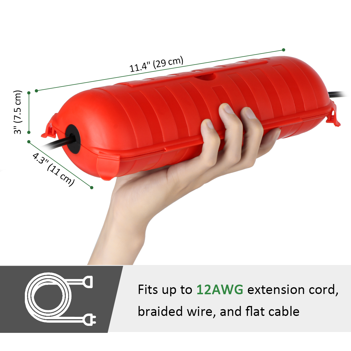 Weatherproof IP54 Outdoor Exte - Outdoor Power Outlet Waterproof ulasan dan harga