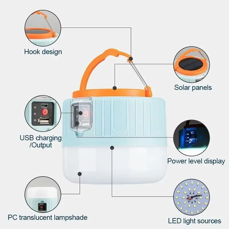 Solar Camping Lantern Recharge - Outdoor Powerbank ulasan dan harga