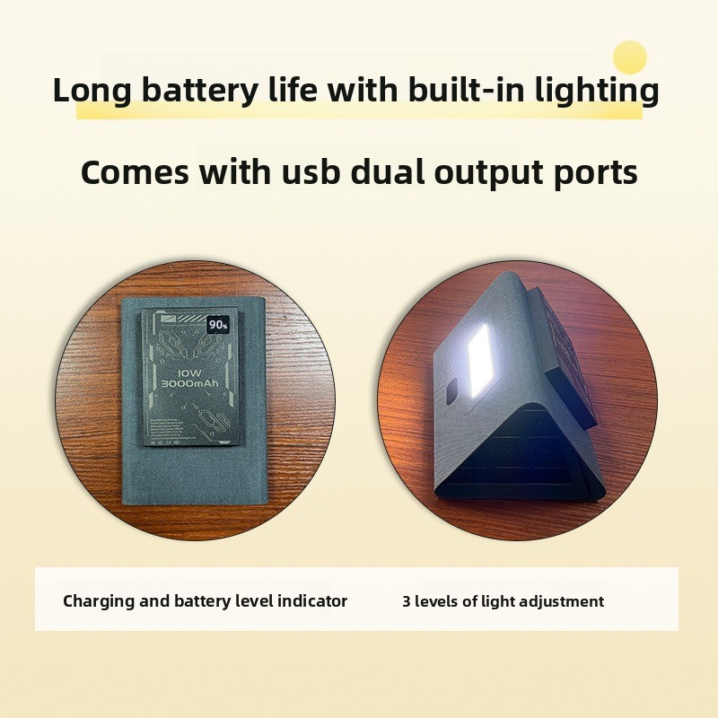 Foldable Solar Panel Charger P - Outdoor Powerbank ulasan dan harga