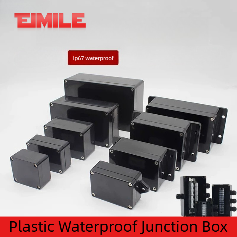 Type F Black Waterproof Juncti - Outdoor Power Junction Box ulasan dan harga