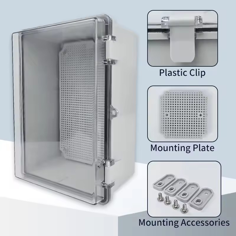IP66 Electrical Plastic Enclos - Outdoor Power Junction Box ulasan dan harga
