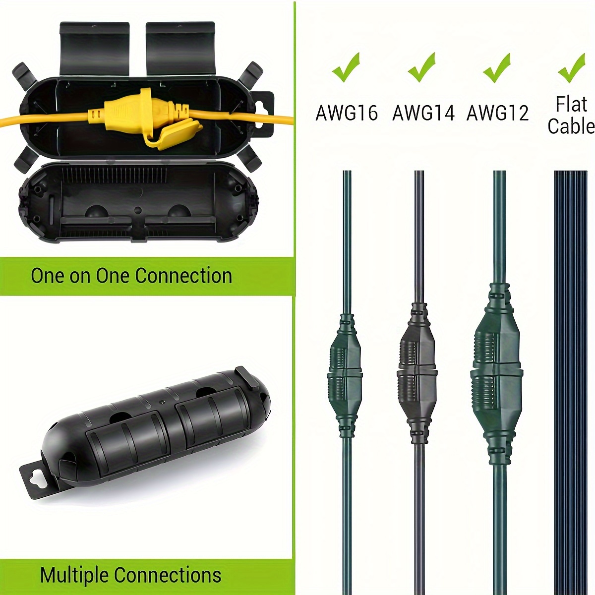 Extension Cord Plug Connection - Outdoor Power Extension ulasan dan harga