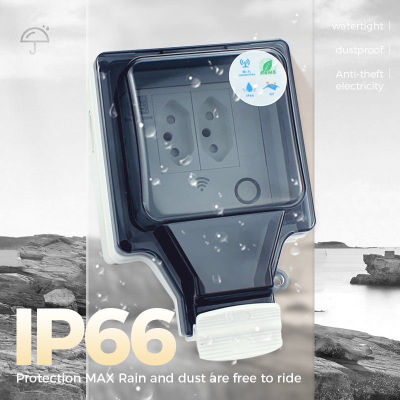 Avoir Tuya Wifi Smart Socket I - Outdoor Power Outlet Wifi ulasan dan harga