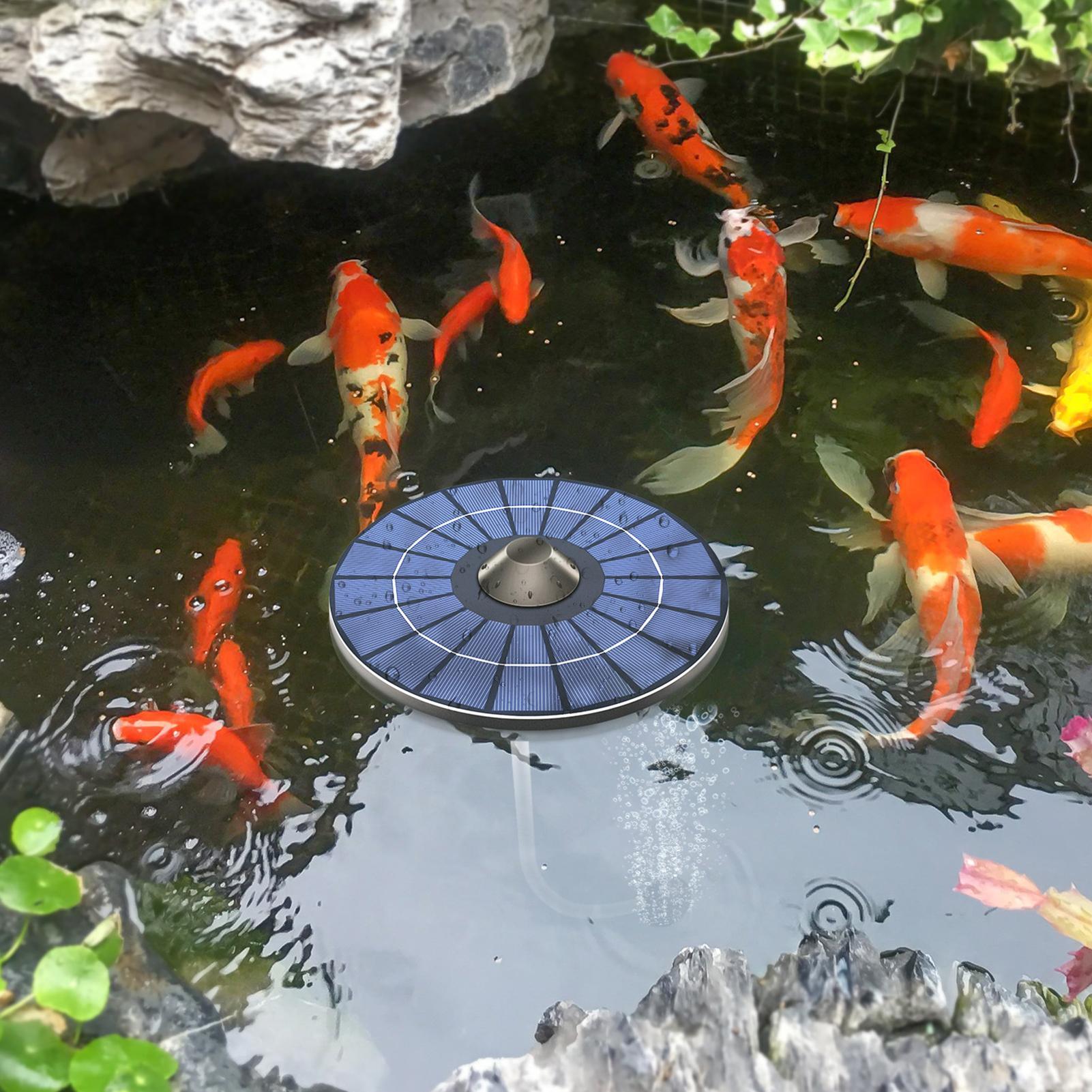 Solar-powered pond aerator pum - Outdoor Power Kit ulasan dan harga