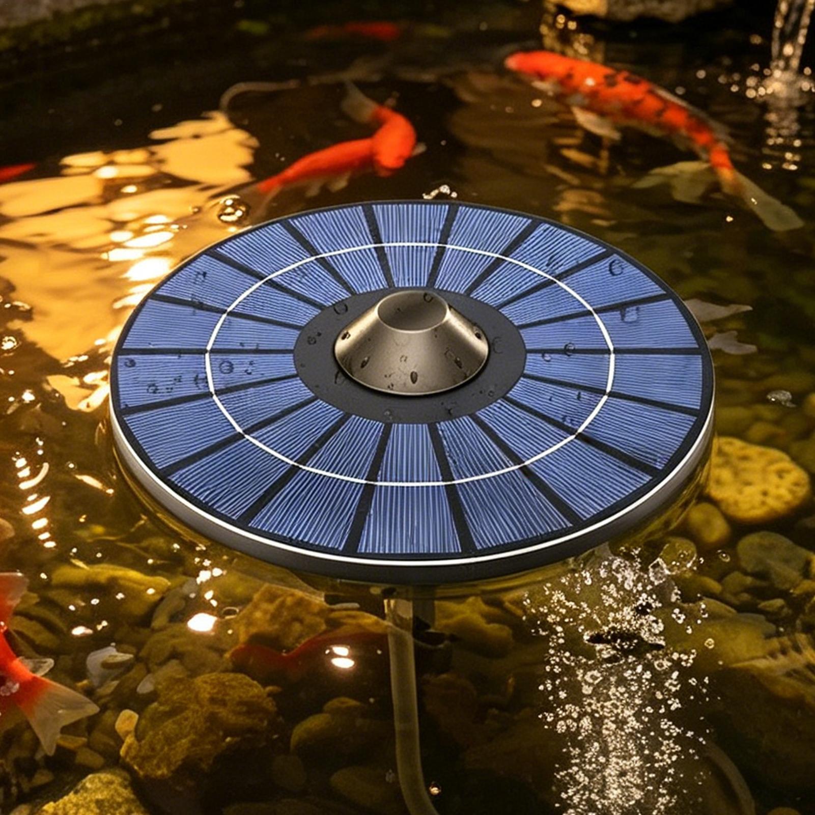 Solar-powered pond aerator pum - Outdoor Power Kit ulasan dan harga