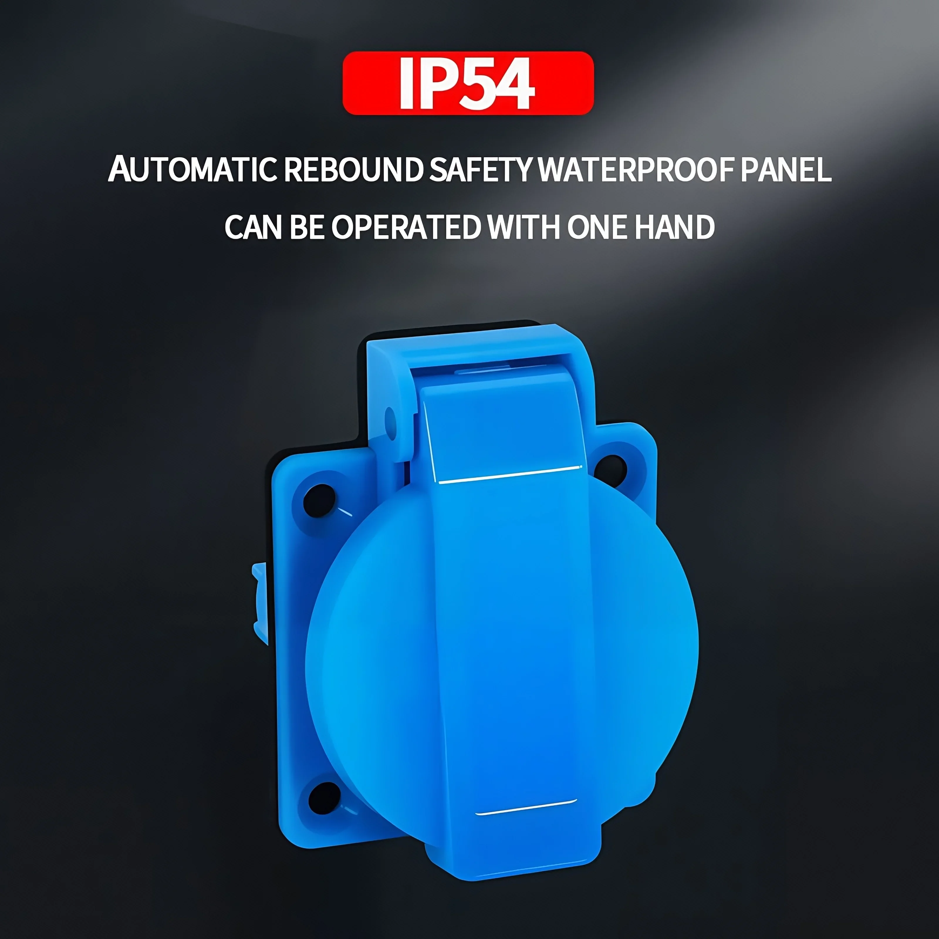 IP54 16A Waterproof Industrial - Outdoor Power Outlet Waterproof ulasan dan harga