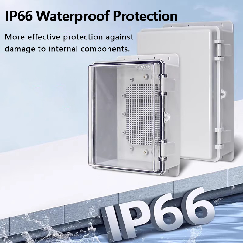 IP66 Waterproof Grey/Transpare - Outdoor Power Junction Box ulasan dan harga