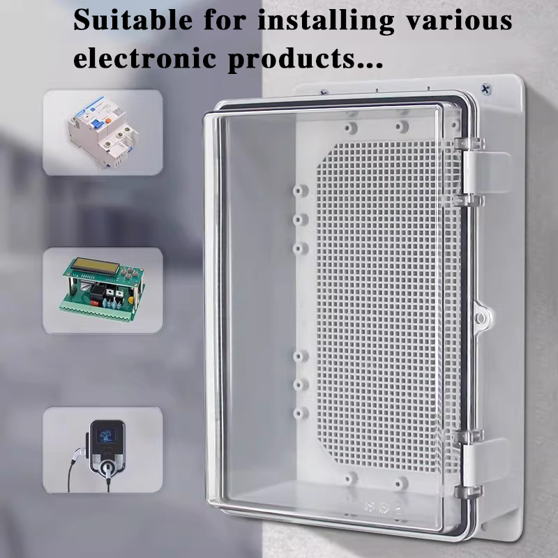 IP66 Waterproof Grey/Transpare - Outdoor Power Junction Box ulasan dan harga