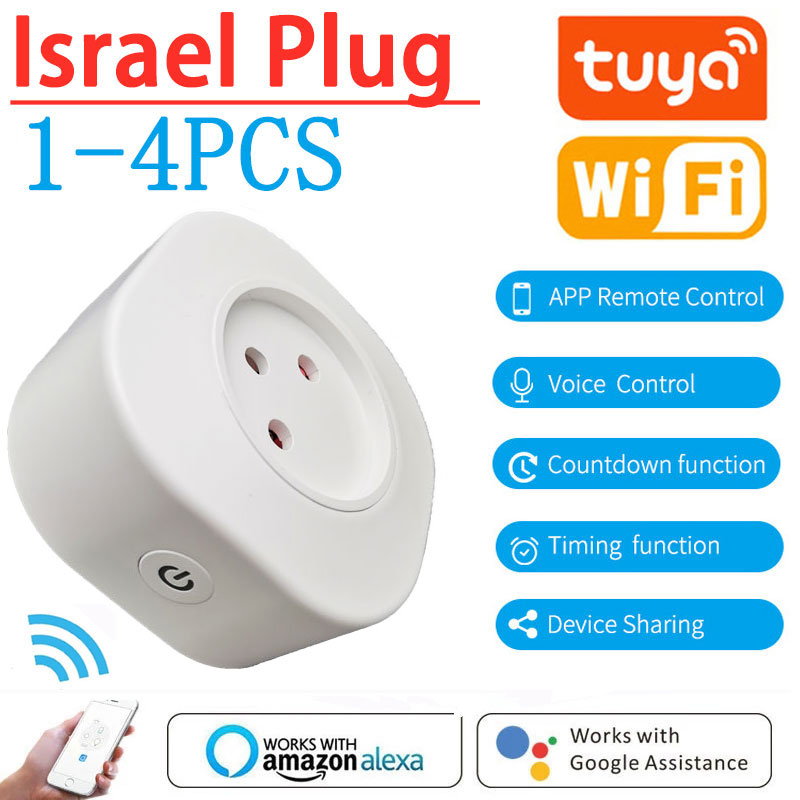 16A Israel Smart Wifi Power Pl - Outdoor Power Outlet Wifi ulasan dan harga
