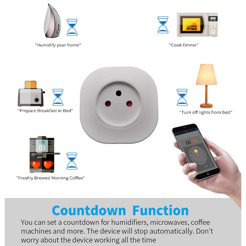 16A Israel Smart Wifi Power Pl - Outdoor Power Outlet Wifi ulasan dan harga