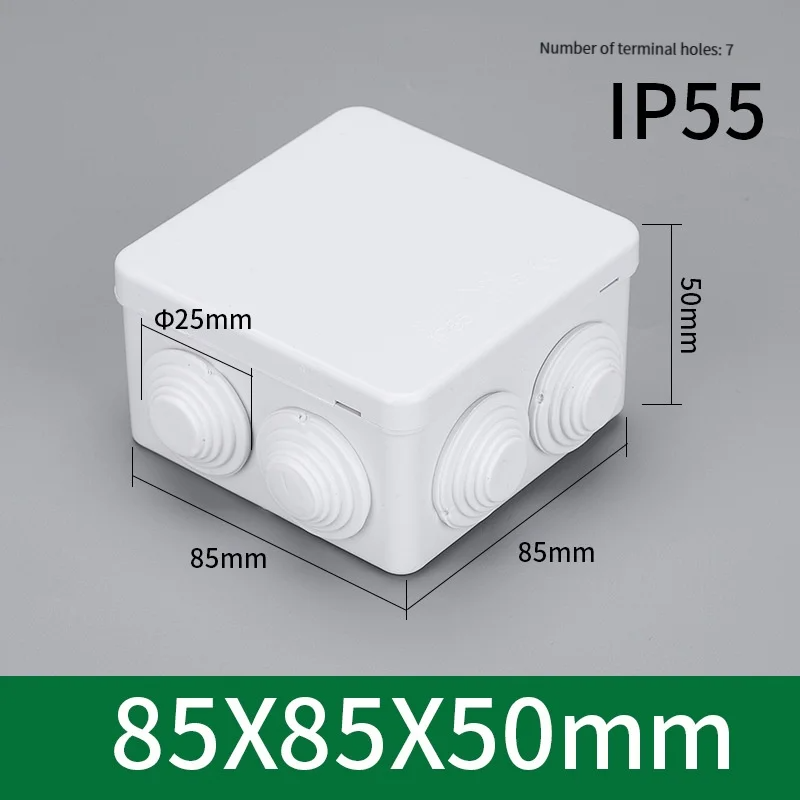 85 * 85 * 50 Outdoor Ip55 Plas - Outdoor Power Junction Box ulasan dan harga