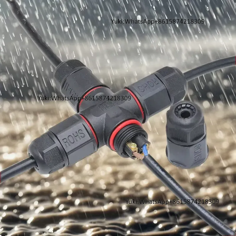IP68 Waterproof Cable T Tap El - Outdoor Power Junction Box ulasan dan harga