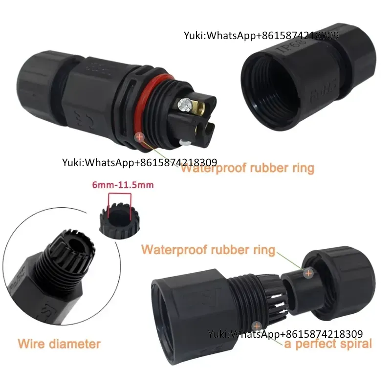 IP68 Waterproof Cable T Tap El - Outdoor Power Junction Box ulasan dan harga