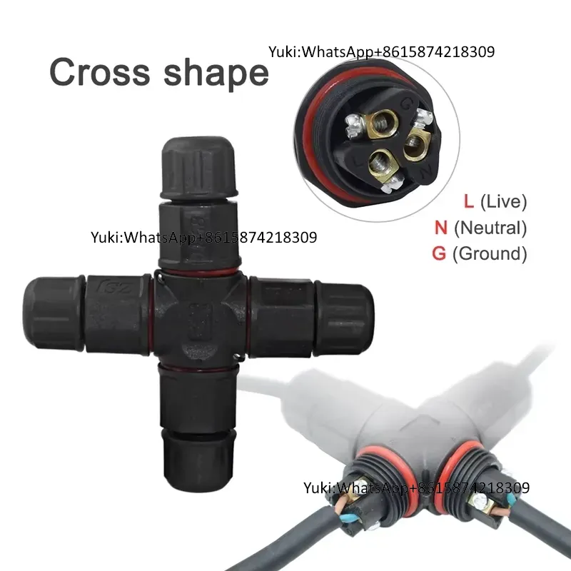 IP68 Waterproof Cable T Tap El - Outdoor Power Junction Box ulasan dan harga