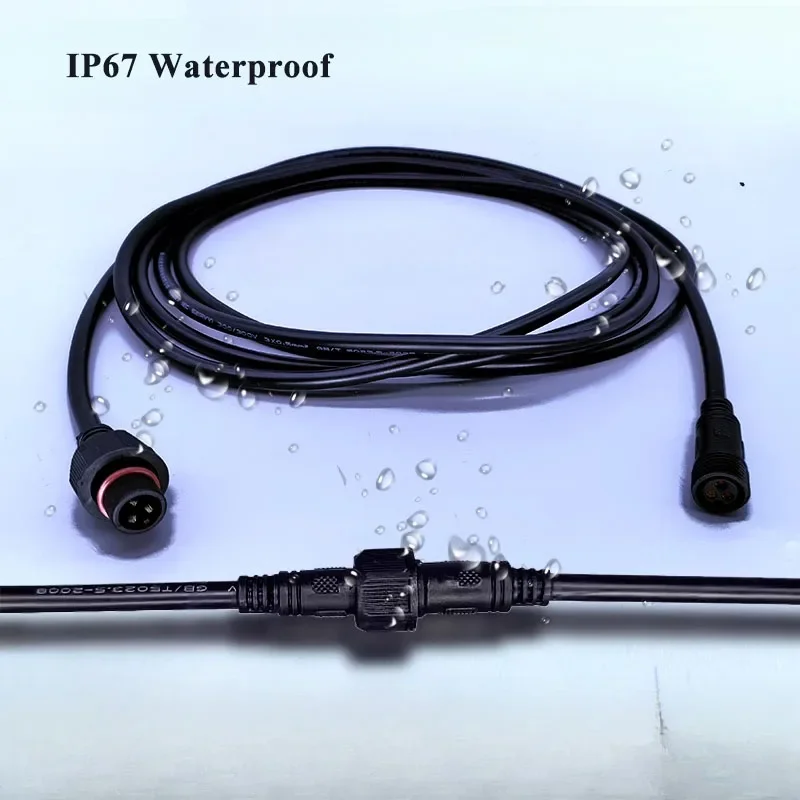 IP67 Waterproof 2 3 4 5 6 7 8  - Outdoor Power Extension ulasan dan harga