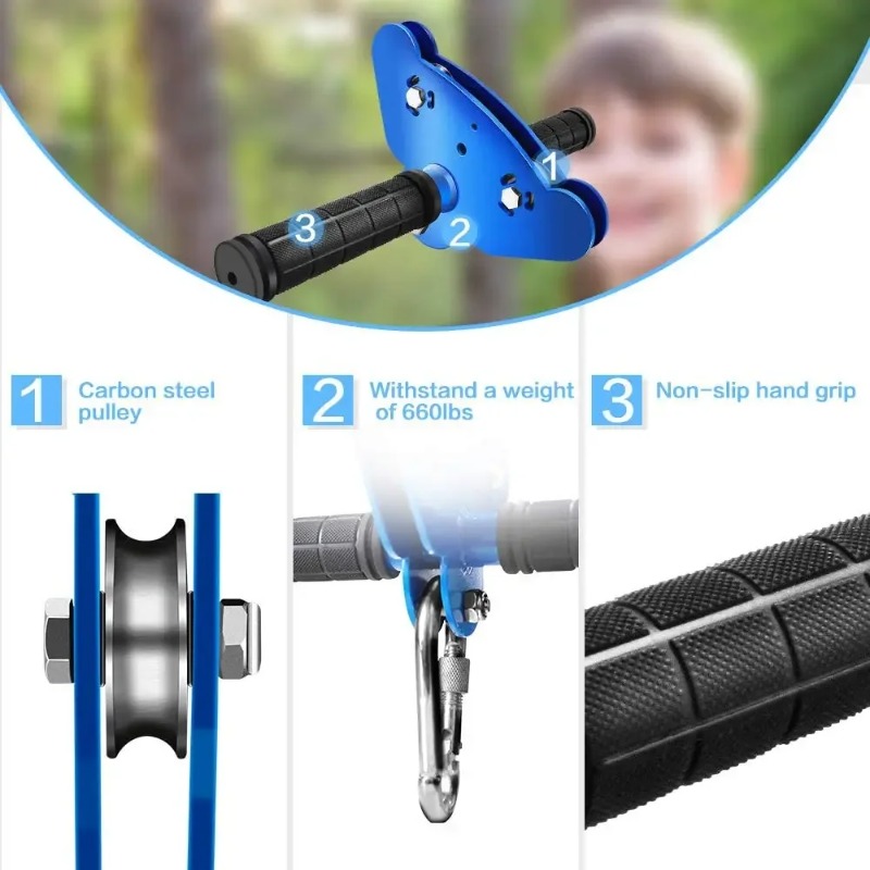 30m hot sale outdoor zip line  - Outdoor Power Tool Kit ulasan dan harga