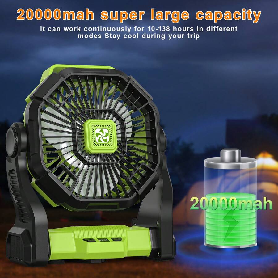 20000mAh Portable Battery Powe - Outdoor Power With Timer ulasan dan harga