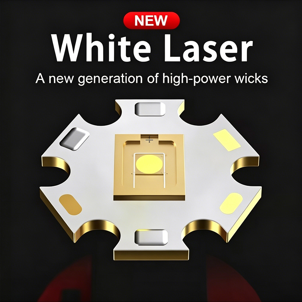 White Laser High Power Flashli - Outdoor Powerbank ulasan dan harga