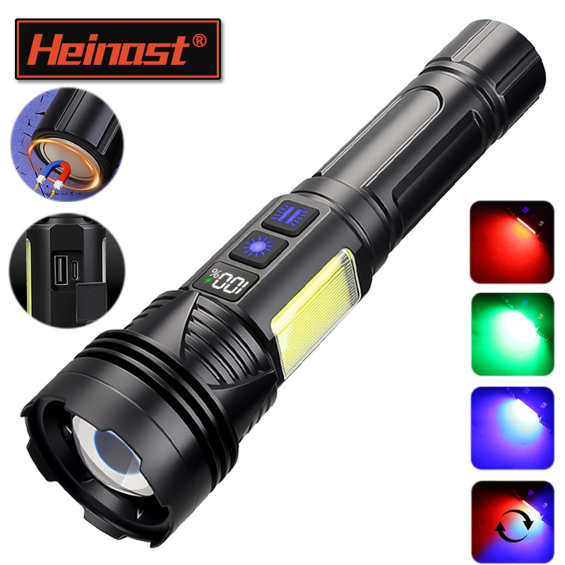Powerful LED Handheld Flashlig - Outdoor Powerbank ulasan dan harga